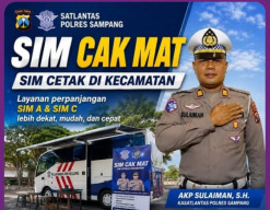 SIM Cak Mat Hadir di Omben, Warga Sampang Bisa Perpanjang SIM Lebih Dekat
