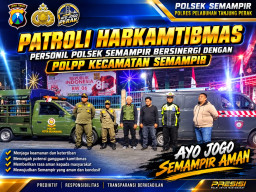 Patroli Harkamtibmas Polsek Semampir Sasar Tiga Titik, Antisipasi Tawuran dan Balap Liar