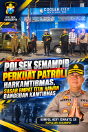 Polsek Semampir Perkuat Patroli Harkamtibmas, Sasar Empat Titik Rawan Gangguan Kamtibmas