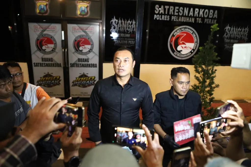 Polres Pelabuhan Tanjung Perak Gagalkan Peredaran 95,44 Gram Sabu Lintas Daerah