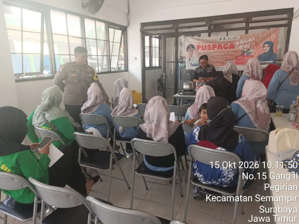 Polsek Semampir Intensifkan Sambang Warga, Sosialisasikan Bahaya Narkoba dan Antisipasi Curanmor